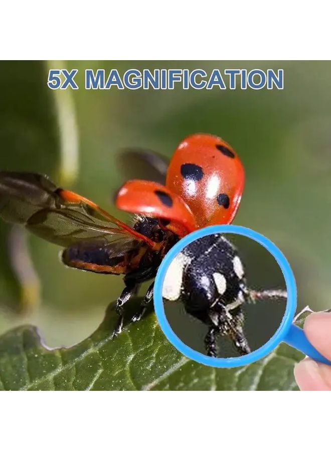 66pcs Colorful Mini Handheld Magnifying Glasses For Science Reading And Crafts - Image 3